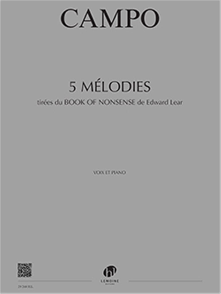 Mélodies (5) Tirées Du Book Of Nonsense